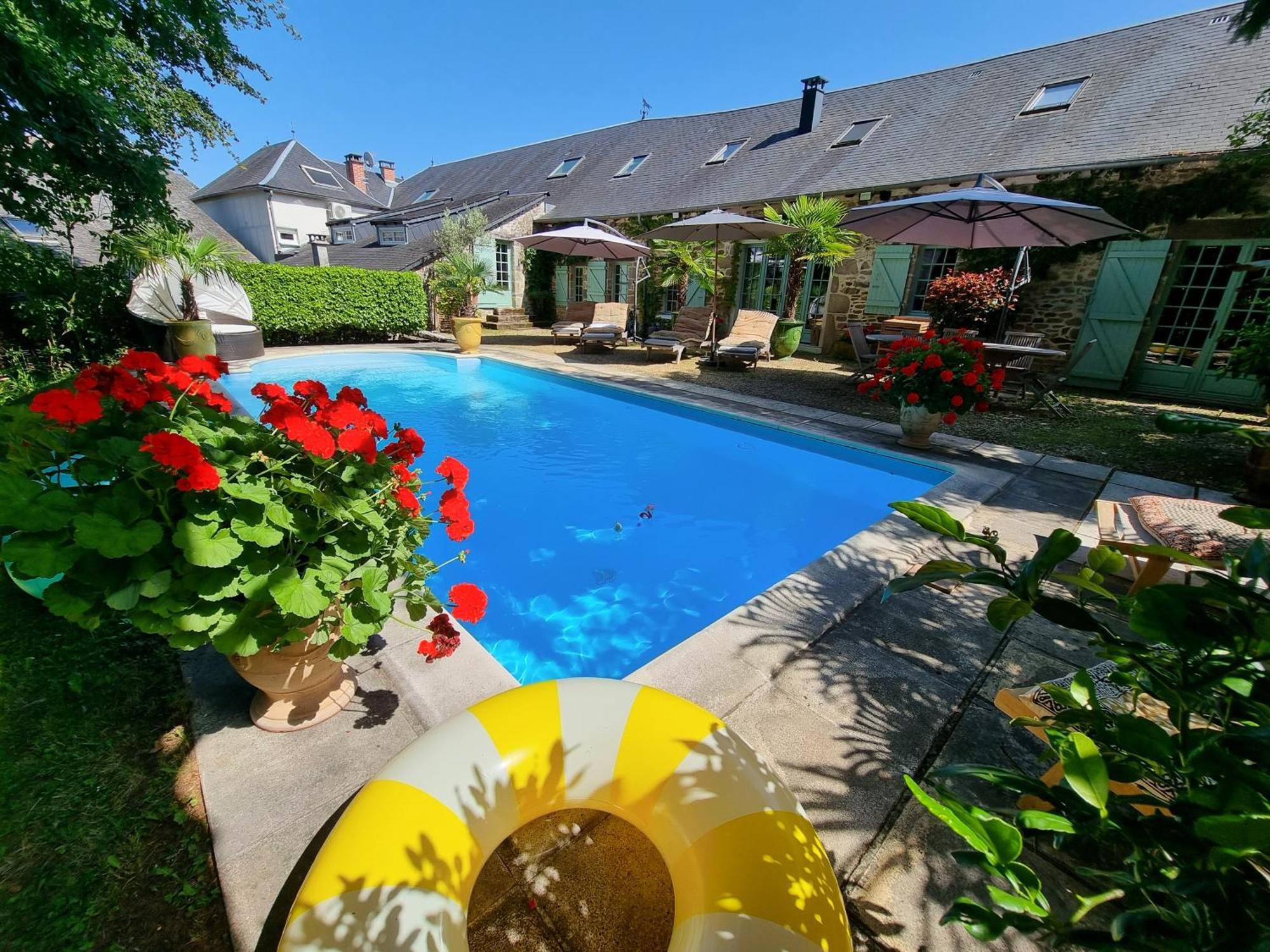 Maison D'Hotes Les Jardins Saint Eloi Le Lonzac Exteriér fotografie
